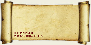 Natalija Stojanović vizit kartica